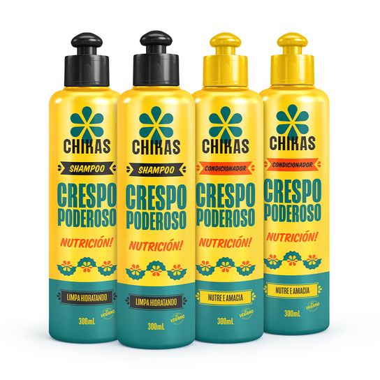 Kit Dupla Shampoo e Condicionador Crespo Poderoso